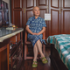 Ms Wei Shuqing at her home in Shanghai’s Xuhui district.